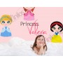 Princesas 01  - En 1 m2 incluye hasta 3 figuras a tu gusto (Cada princesa de 100 cm x 40 cm silueta recortada, impresión HD y nombre personalizado)